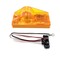 Truck-Lite Incandescent, Yellow Rectangular, 1 Bulb, Side Turn Signal, 2 Screw, Pl-3, Stripped End/Ring 22002Y3 - alternate 3